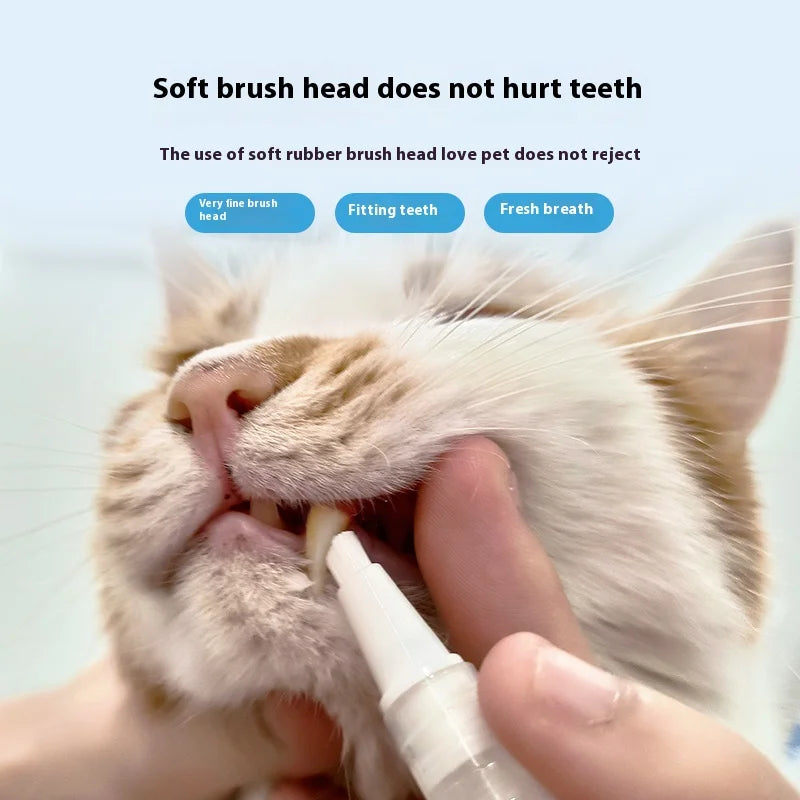 Pet Toothbrush Pen Set – Easy Dental Care for Cats & Dogs